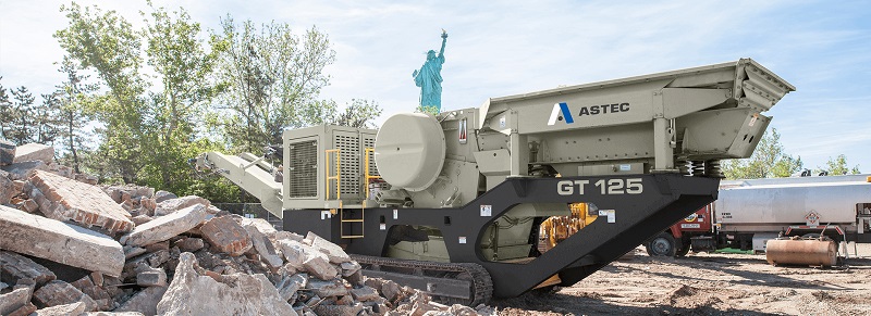 Mobile crushing system